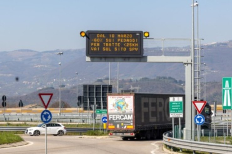 Arriva lo sconto sui pedaggi