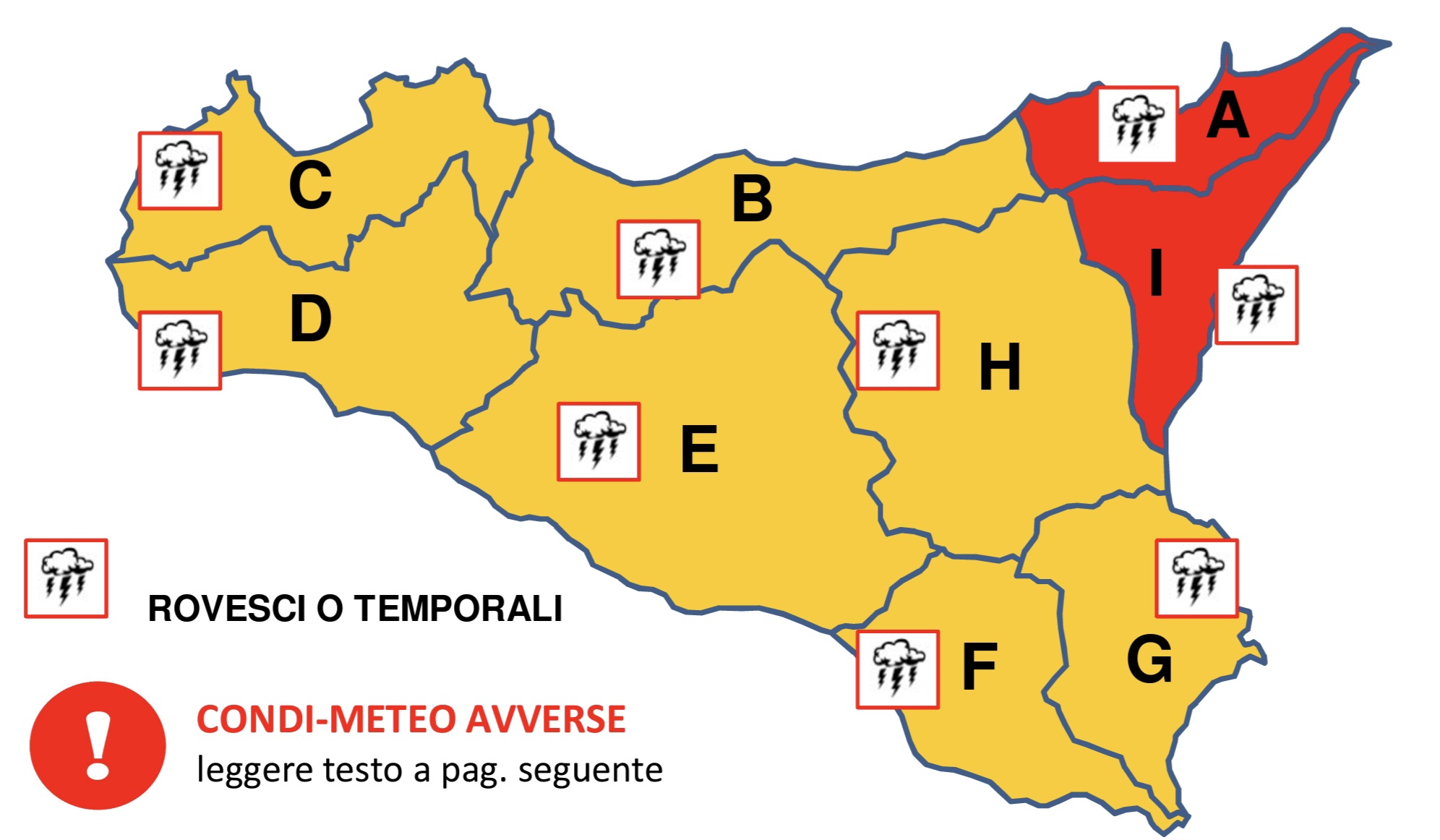 Allerta meteo rossa a Catania: ordinanza vieta eventi e mercati all’aperto