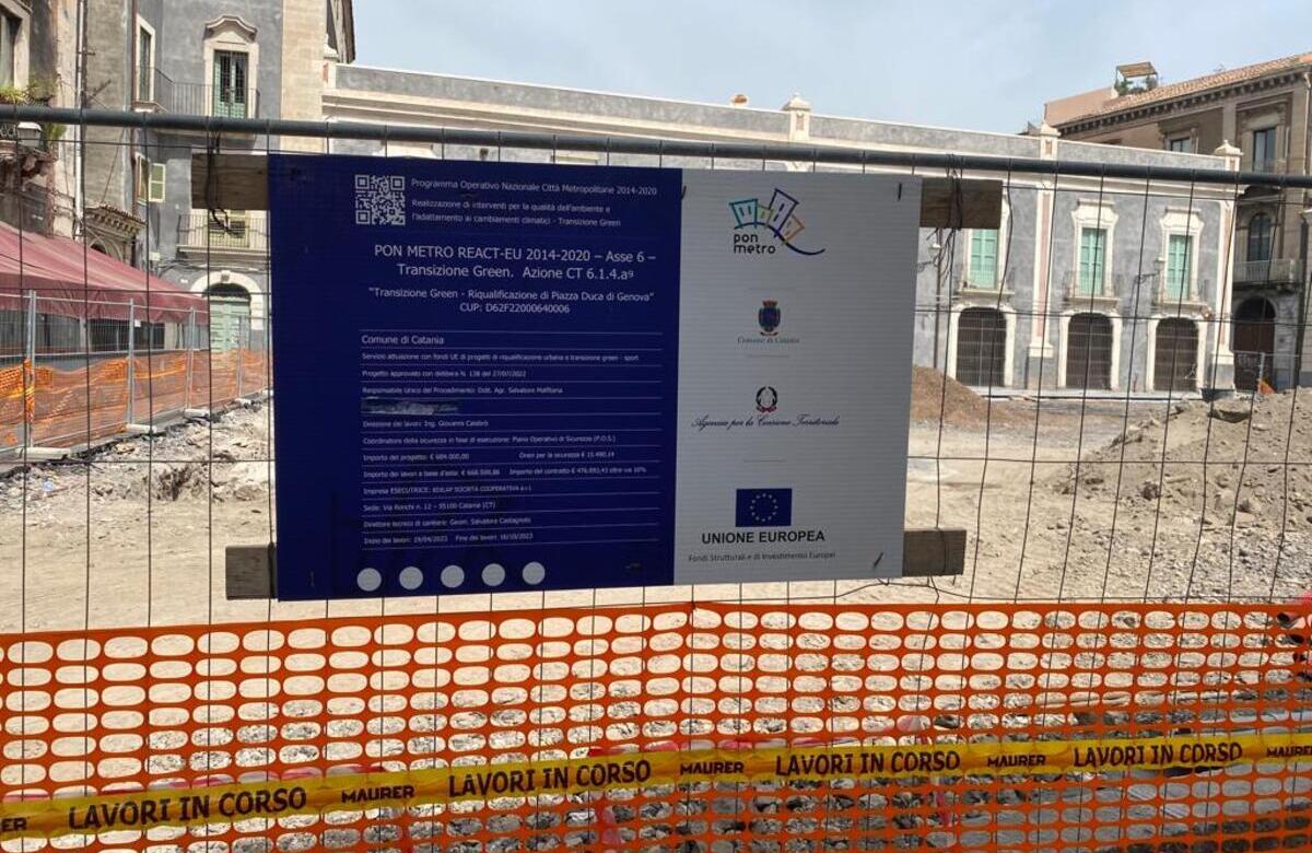 Catania, reperti nel cantiere di piazza Pappalardo. “Lavori vanno avanti”