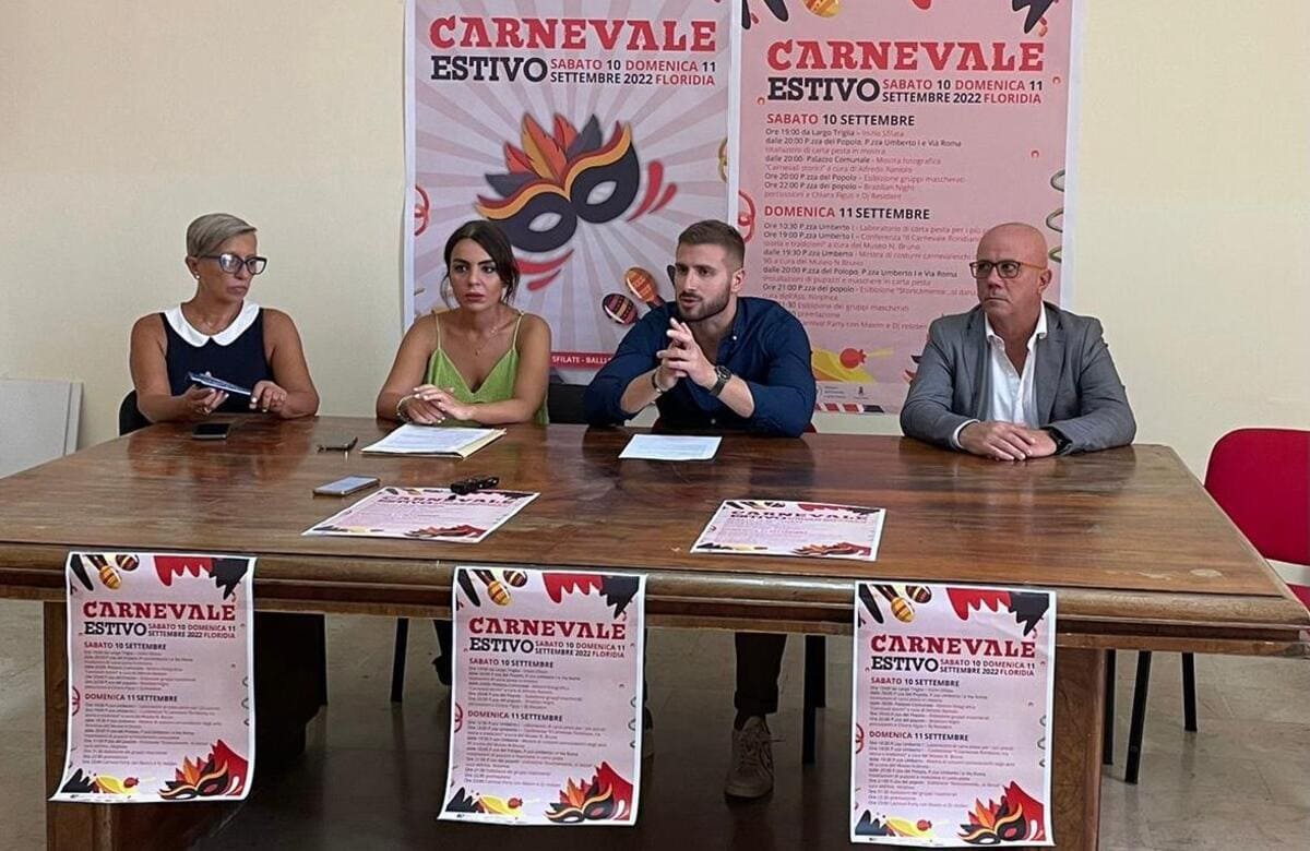 Carnevale “settembrino” a Floridia: carri, sfilate e mostre fotografiche