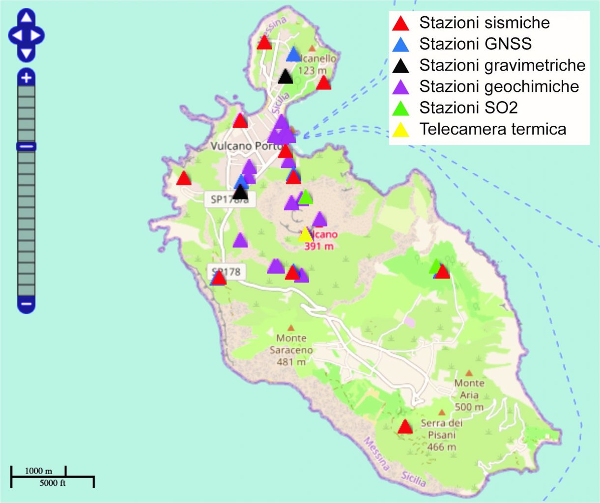 L’isola di Vulcano preoccupa, potenziata la rete di monitoraggio e sorveglianza