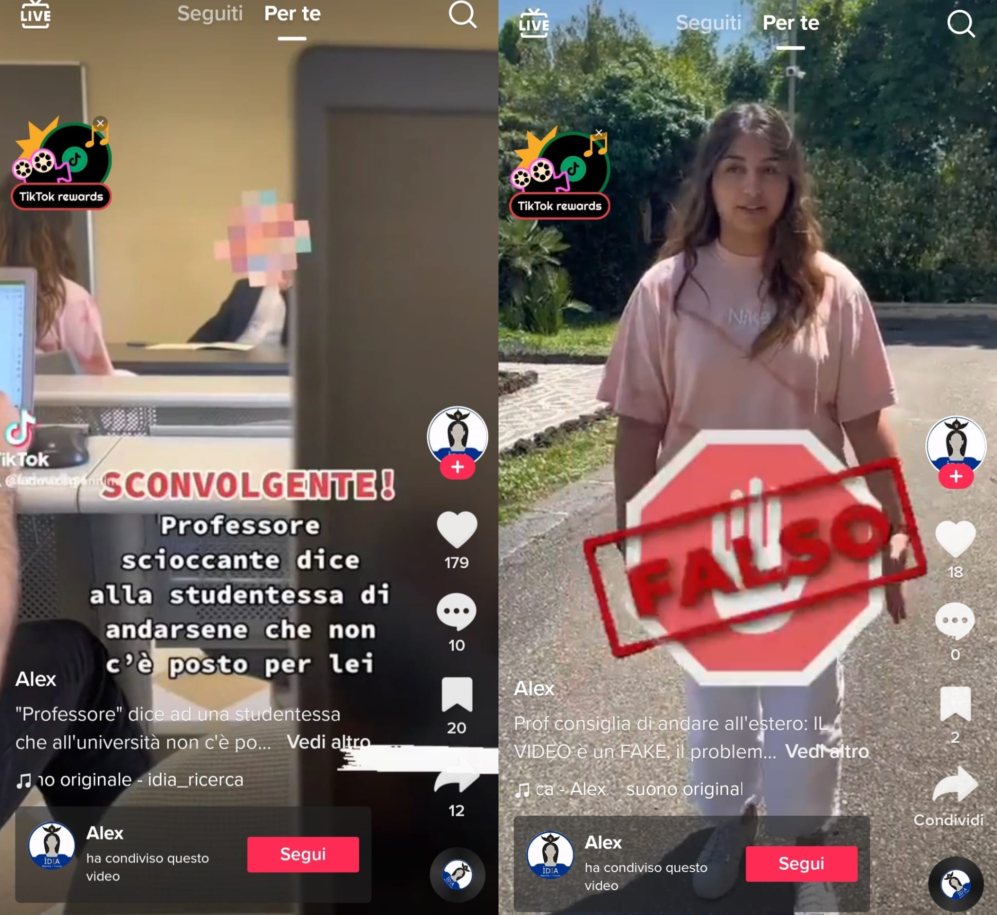 Prof alla studentessa: “Fuggi dall’Italia”. Il video è un “fake” degli studenti UniCt