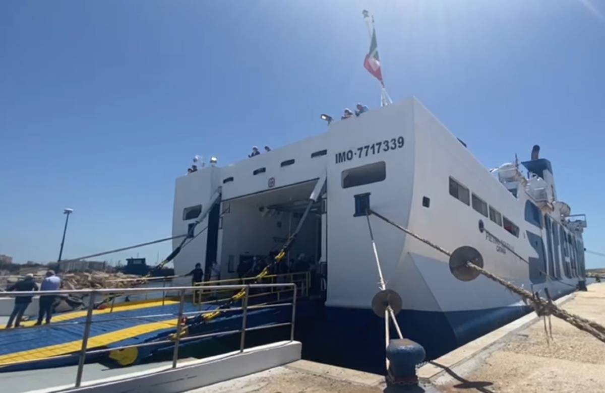 Isole minori, dal 22 luglio ritorna la nave Mazara del Vallo – Pantelleria