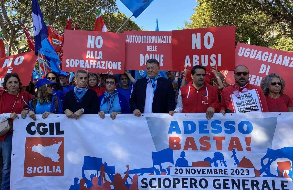 Sciopero, Cgil Sicilia: ventimila giovani andati via, da Roma ‘politiche scellerate’