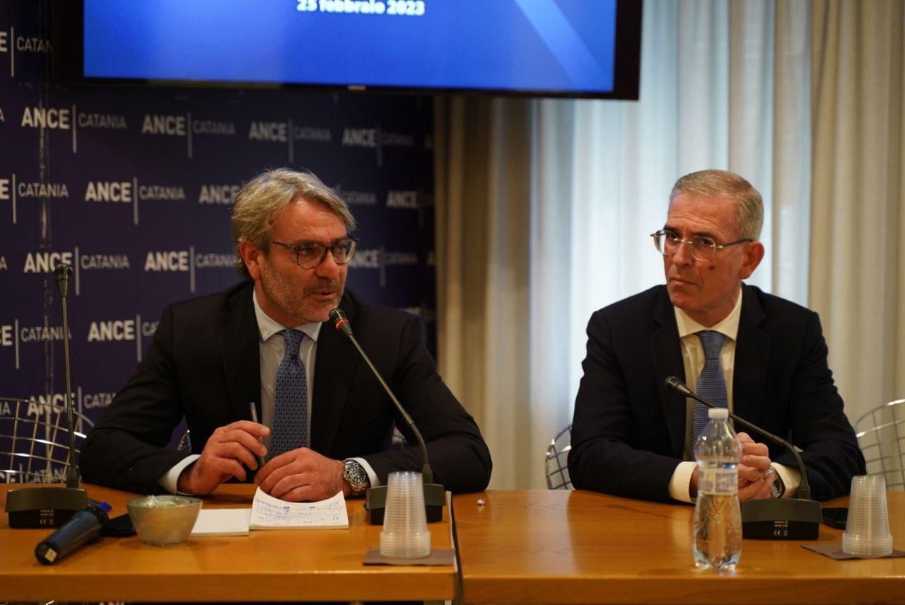 Ance Catania, incontro con l’assessore regionale all’Economia Marco Falcone