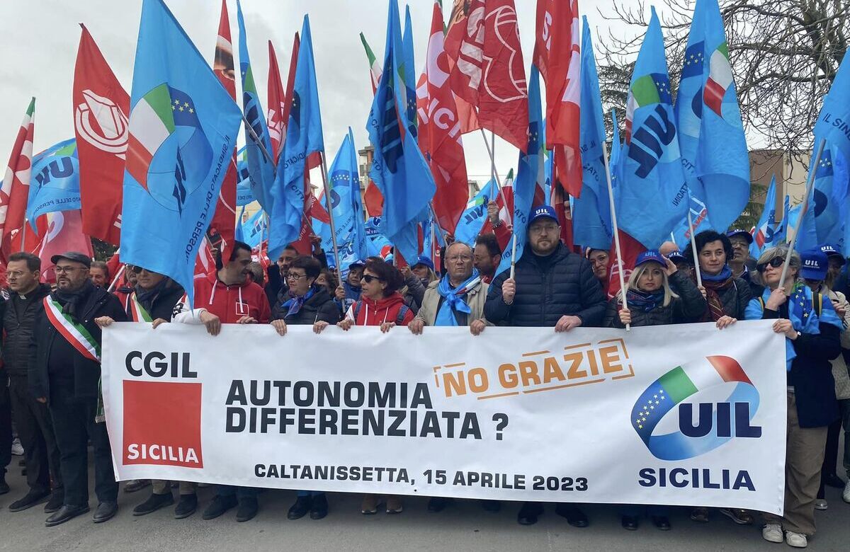 Autonomia differenziata: Scontro sindacati-Schifani. “No demagogia”