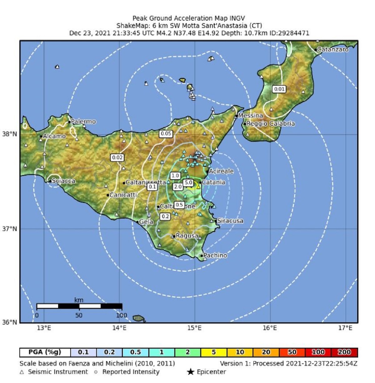 Terremoto, a Catania primo test per la nuova rete sismica urbana. I dati