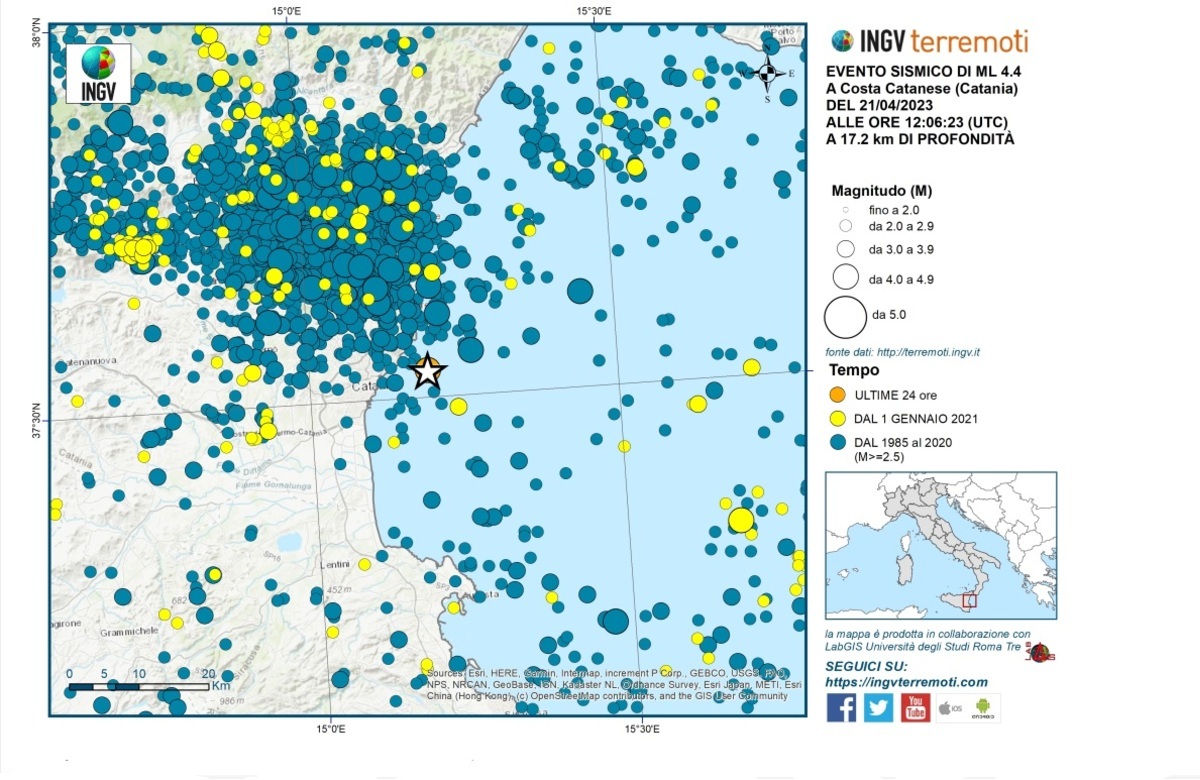 Terremoto a Catania. Terra sismica che non è attrezzata per sopravvivere