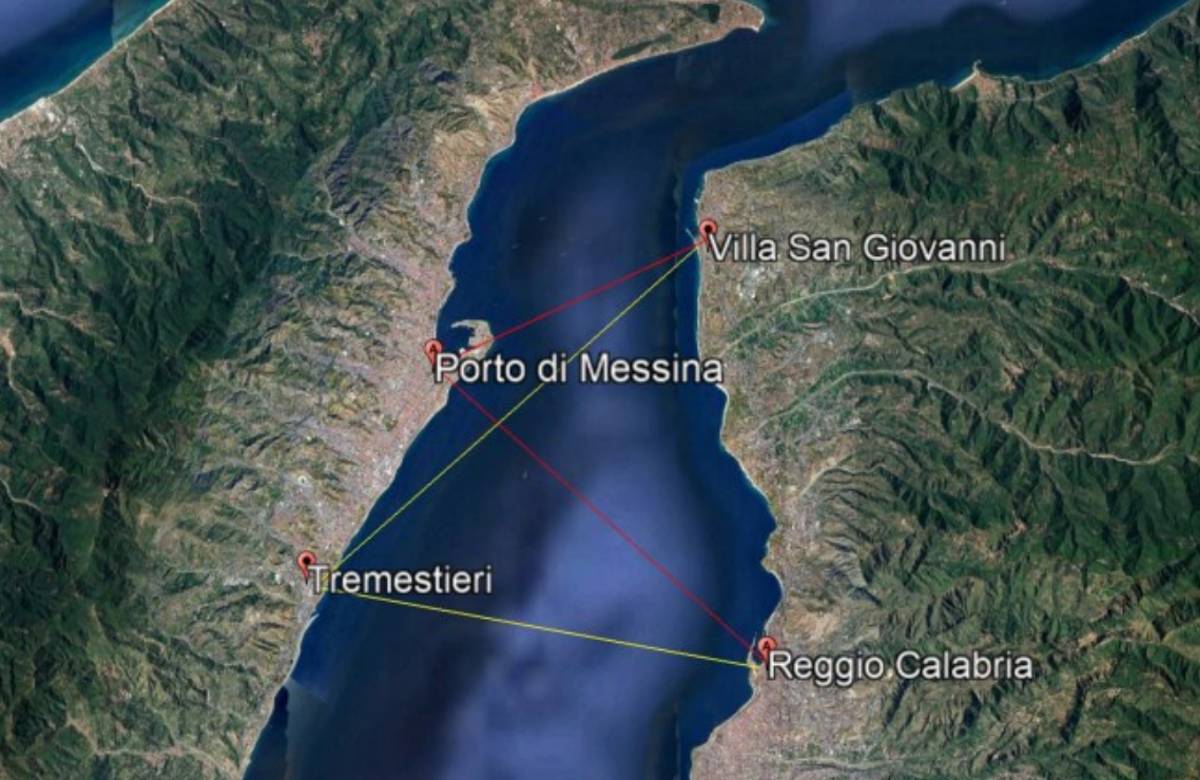 Stretto di Messina inquinato: tra Ponte e navi a basse emissioni c’è un mare