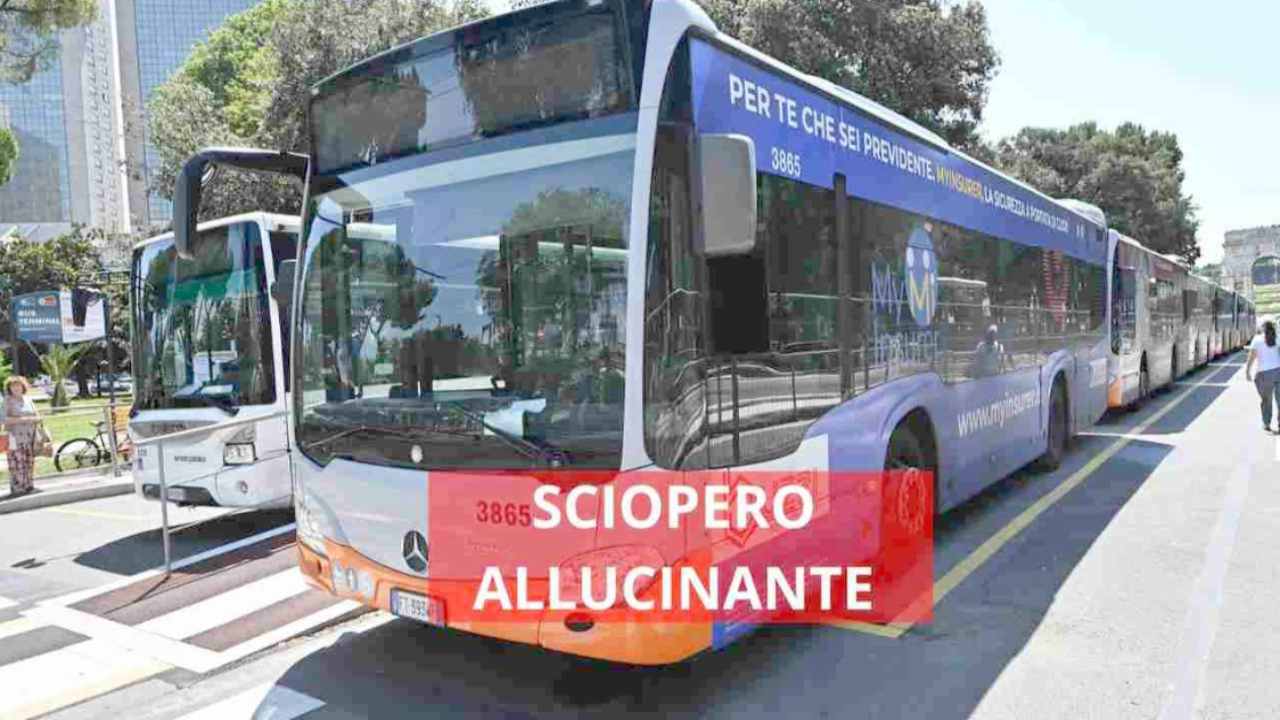Sciopero mezzi pubblici (AnsaFoto) Focusicilia.it