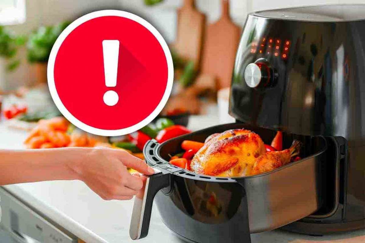 Friggitrice ad aria, usata “male” fa scattare un nuovo avviso | il rischio è più diffuso di quanto pensi