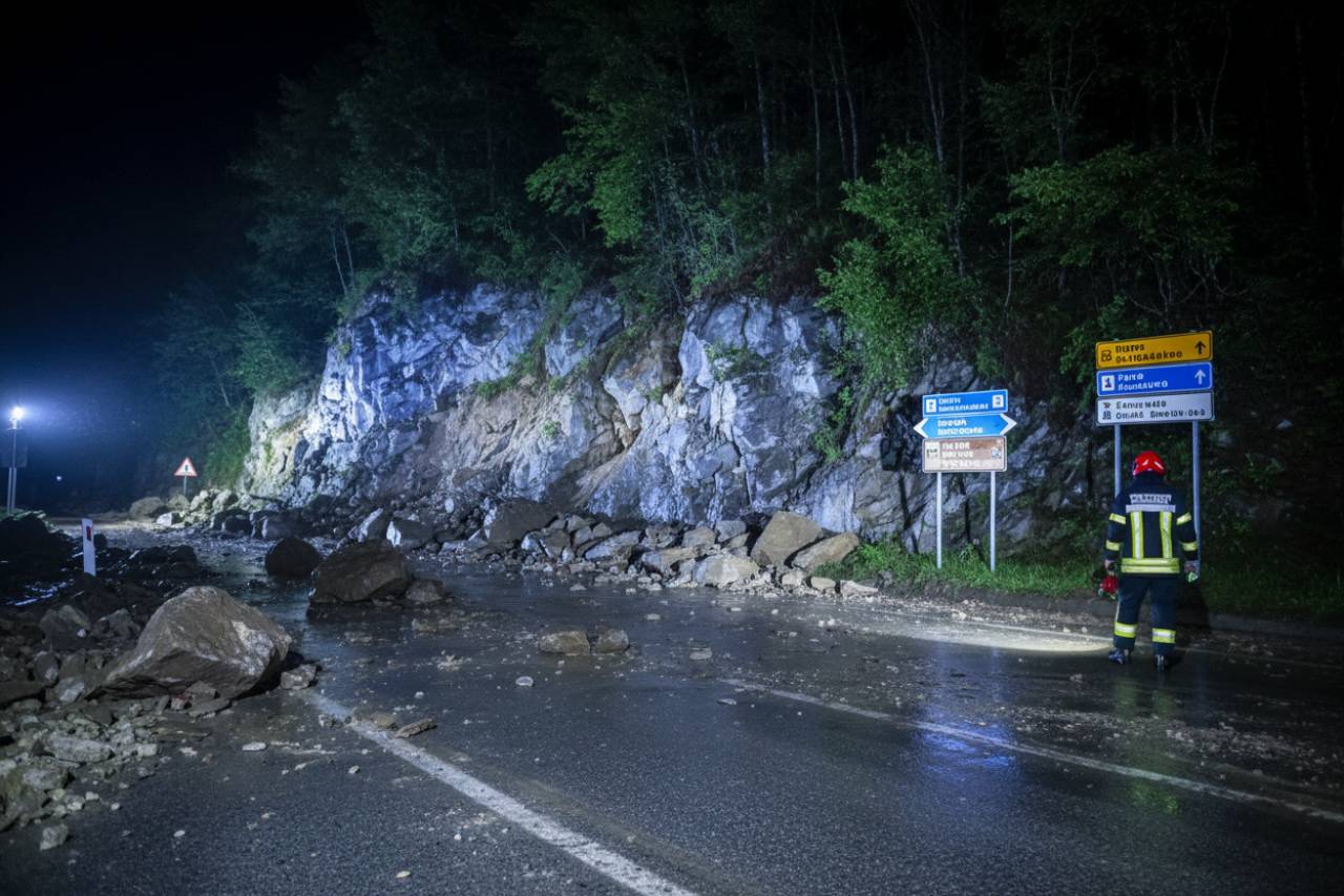 Crollo improvviso, altra frana e caduta massi vicino a Palermo | Si chiede massima attenzione