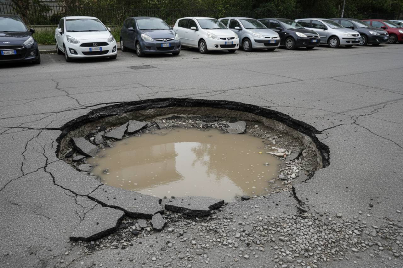 Pioggia e asfalto distrutto, Palermo piena di buche | Queste vie sono impercorribili: rischio altissimo